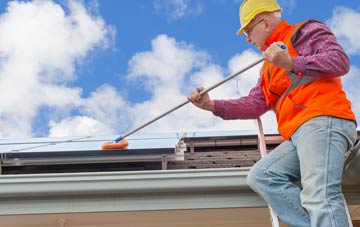 Pegsdon soft wash roof cleaning